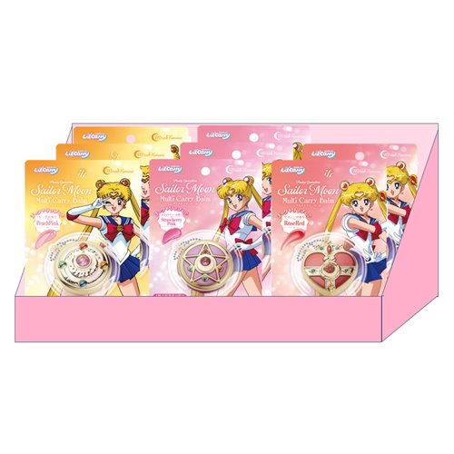 Sailor Moon Lip/Cheek Balm Display of 8