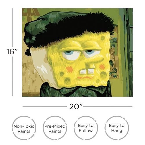 SpongeBob SquarePants Portrait Art by Numbers