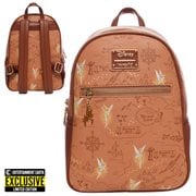 Peter Pan Neverland Map Mini-Backpack - EE Exclusive