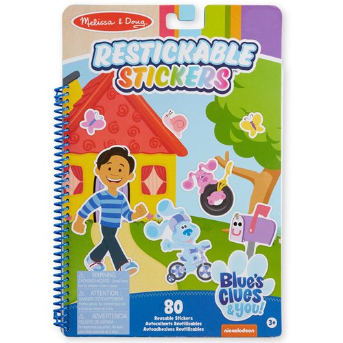 Blue's Clues & You! Places Blue Loves Reusable Sticker Pad