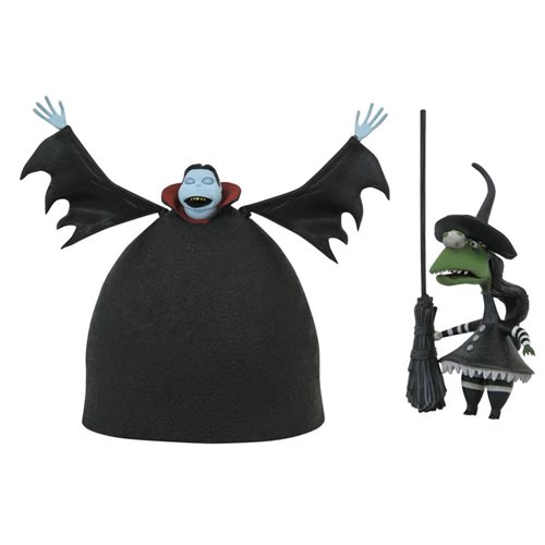 Nightmare Before Christmas Select Series 8 Short Witch and Band Member Action Figure 2-Pack, Not Mint