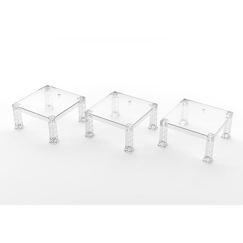 The Simple Stand: Build-On Type Translucent 3-Pack