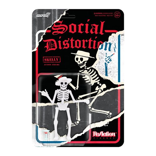 Social Distortion Skelly 3 3/4-Inch ReAction Figure