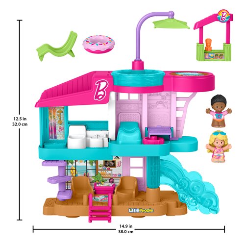 Little People Barbie Beach House Playset