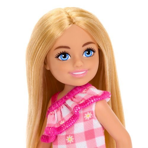 Barbie Chelsea Pink Plaid Dress Doll