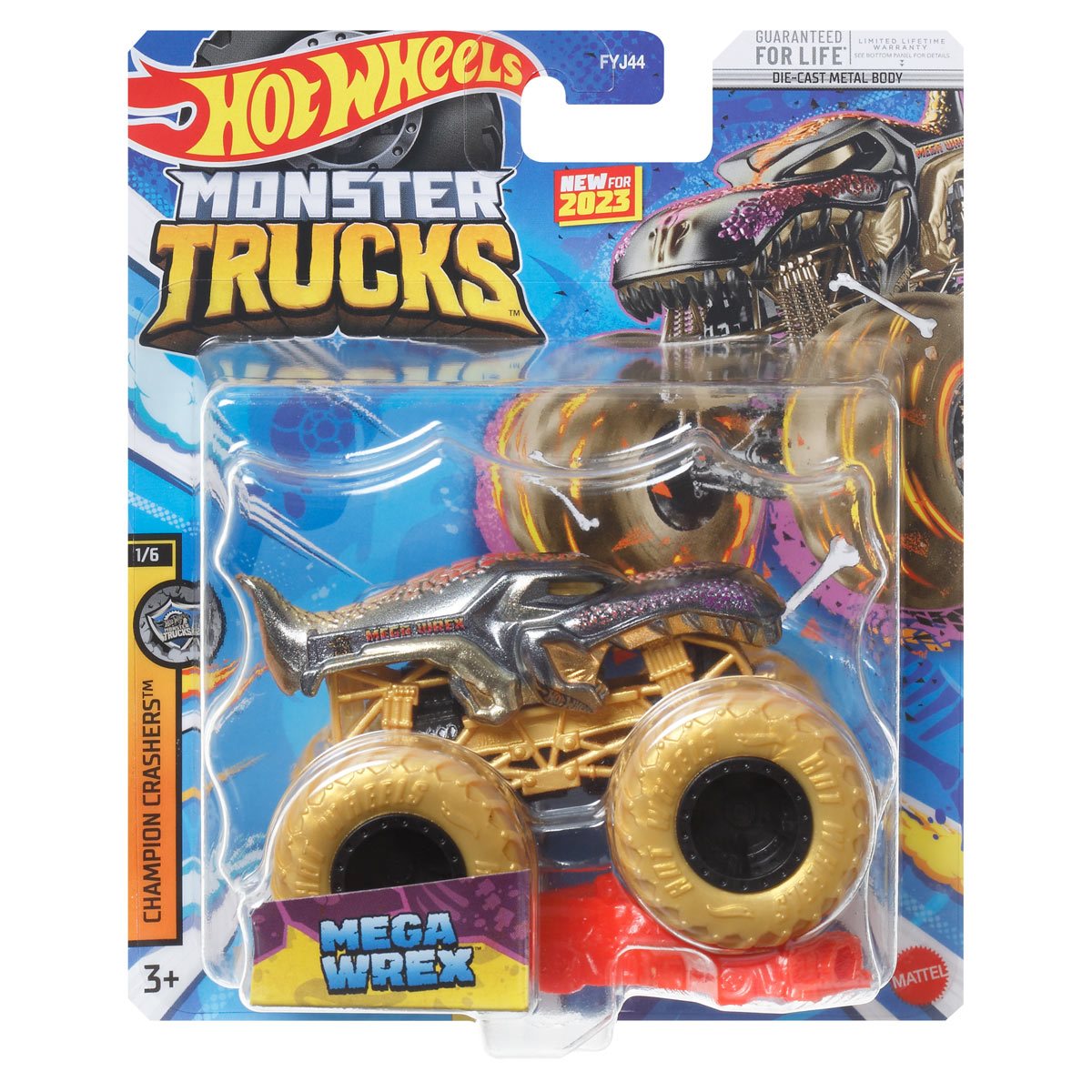 Hot Wheels Monster Truck Mega Wrex NEW FOR 2021 68/75 FYJ44