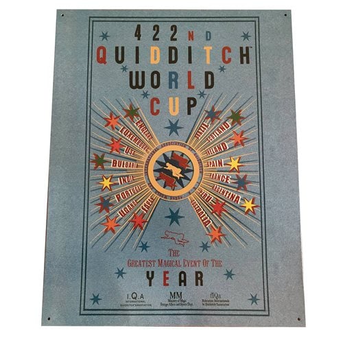 Harry Potter Quidditch Cup Tin Sign