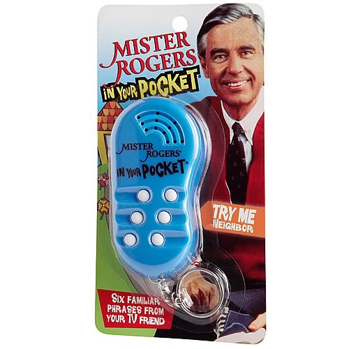 Mr. Rogers In Your Pocket Electronic Talking Keychain