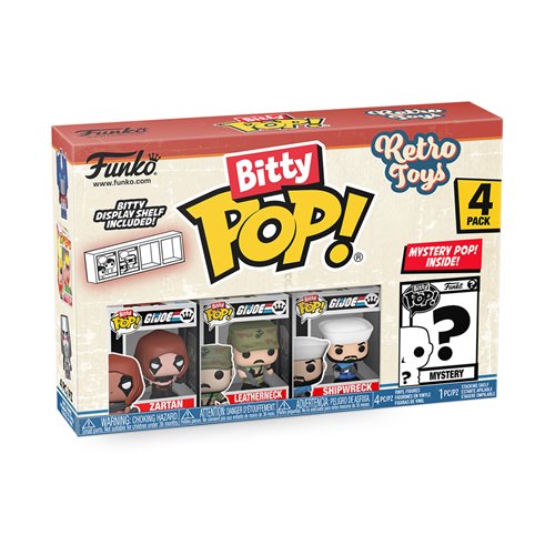 Retro Toys GI Joe Funko Bitty Pop! Mini-Figure 4-Pack