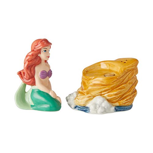 Disney The Little Mermaid Ariel on Rock Salt and Pepper Shaker Set