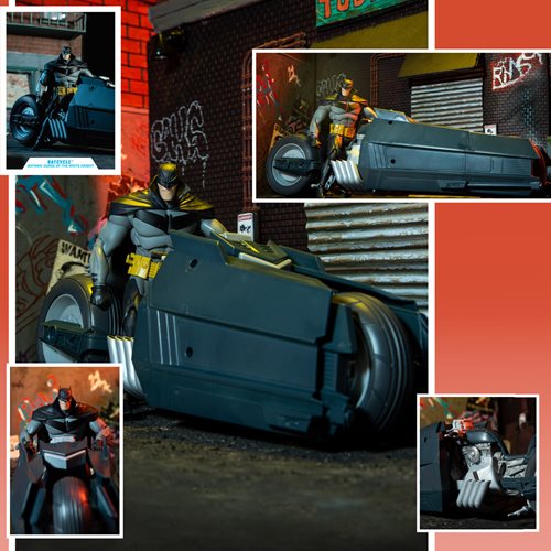 DC Multiverse White Knight Batcycle Vehicle