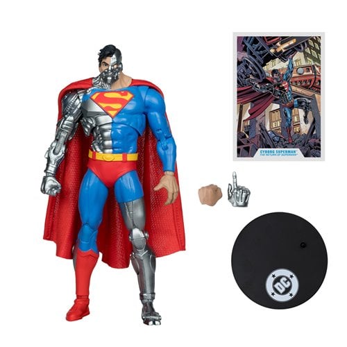 DC Multiverse McFarlane Vault Collection Wave 2 Cyborg Superman 7-Inch Scale Action Figure