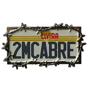 Elvira License Plate Enamel Pin