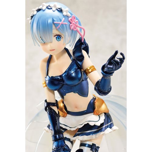 Re:Zero Starting Life in Another World Rem Blue Maid Armor Version Vol. 4 EXQ Statue