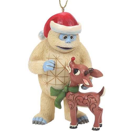 Rudolph the Red-Nosed Reindeer Rudolph and Bumble by Jim Shore Holiday Ornament