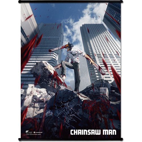 Chainsaw Man City 44-Inch Wall Scroll - Entertainment Earth