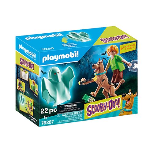 Playmobil 70287 Scooby-Doo! Scooby & Shaggy with Ghost Action Figures
