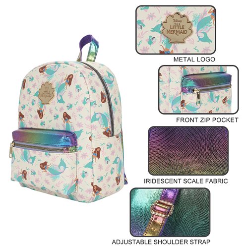 The Little Mermaid Iridescent Backpack