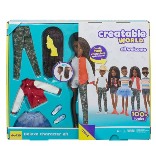 Creatable World Deluxe Character Kit DC-725 Doll