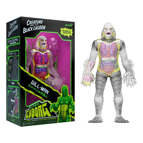 Universal Monsters Creature from the Black Lagoon Clear Super Cyborg Vinyl Figure