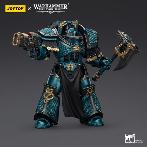 Joy Toy Warhammer The Horus Heresy Alpha Legion Lernaean Terminator with Volkite Charger 1:18 Scale