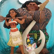 Disney Traditions Moana Wave Scene Statue