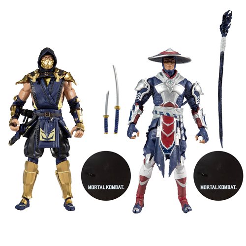 Mortal Kombat Scorpion and Raiden 7-Inch Action Figure 2-Pack