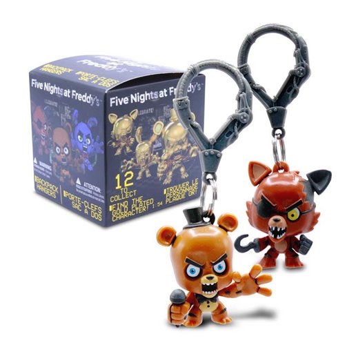 Five Nights at Freddy's Movie Blind Box Backpack Clip Case of 18
