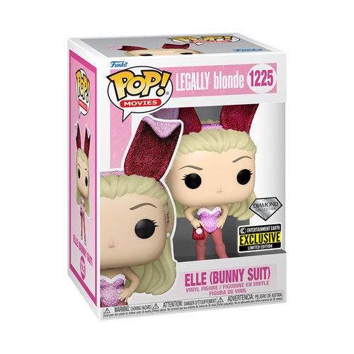 Legally Blonde Elle Woods Bunny Diamond Glitter Funko Pop! Vinyl Figure - Entertainment Earth Exclusive