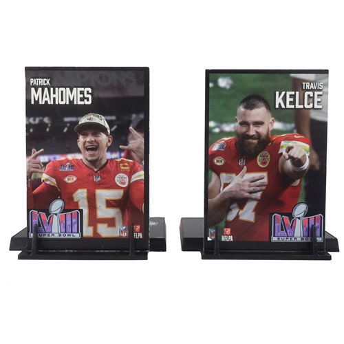NFL SportsPicks 2024 Travis Kelce and Patrick Mahomes 7-Inch Scale Posed Figure 2-Pack