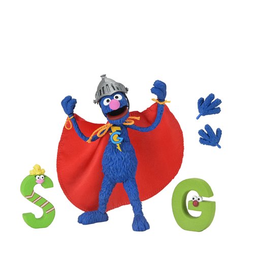 Sesame Street Ultimate Super Grover 7-Inch Scale Action Figure