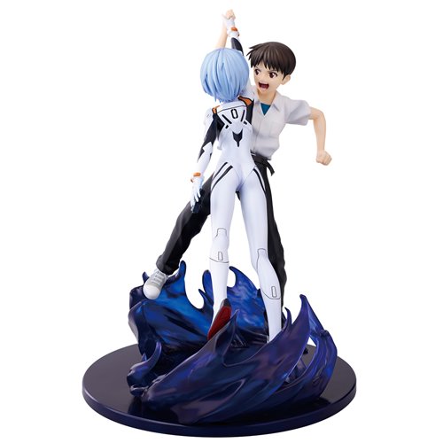 Neon Genesis Evangelion Shinji Ikari and Rei Ayanami Evangelion 2.22 Ichibansho Revible Moment Statu