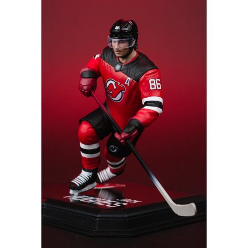 NHL SportsPicks New Jersey Devils Jack Hughes 7-Inch Posed Figure