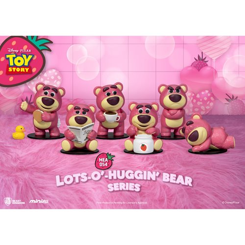 LOTS-O-HUGGIN' BEAR & フィギュア7体セット Toy Story Lots-o-Huggin Bear Series MEA-054 Mini-Figure Blind Box