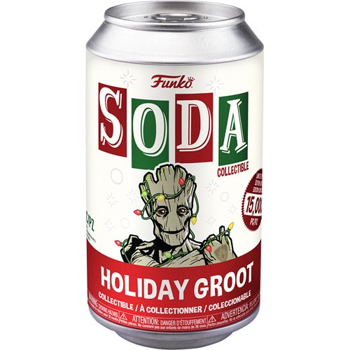 Marvel Holiday Groot Vinyl Soda Figure