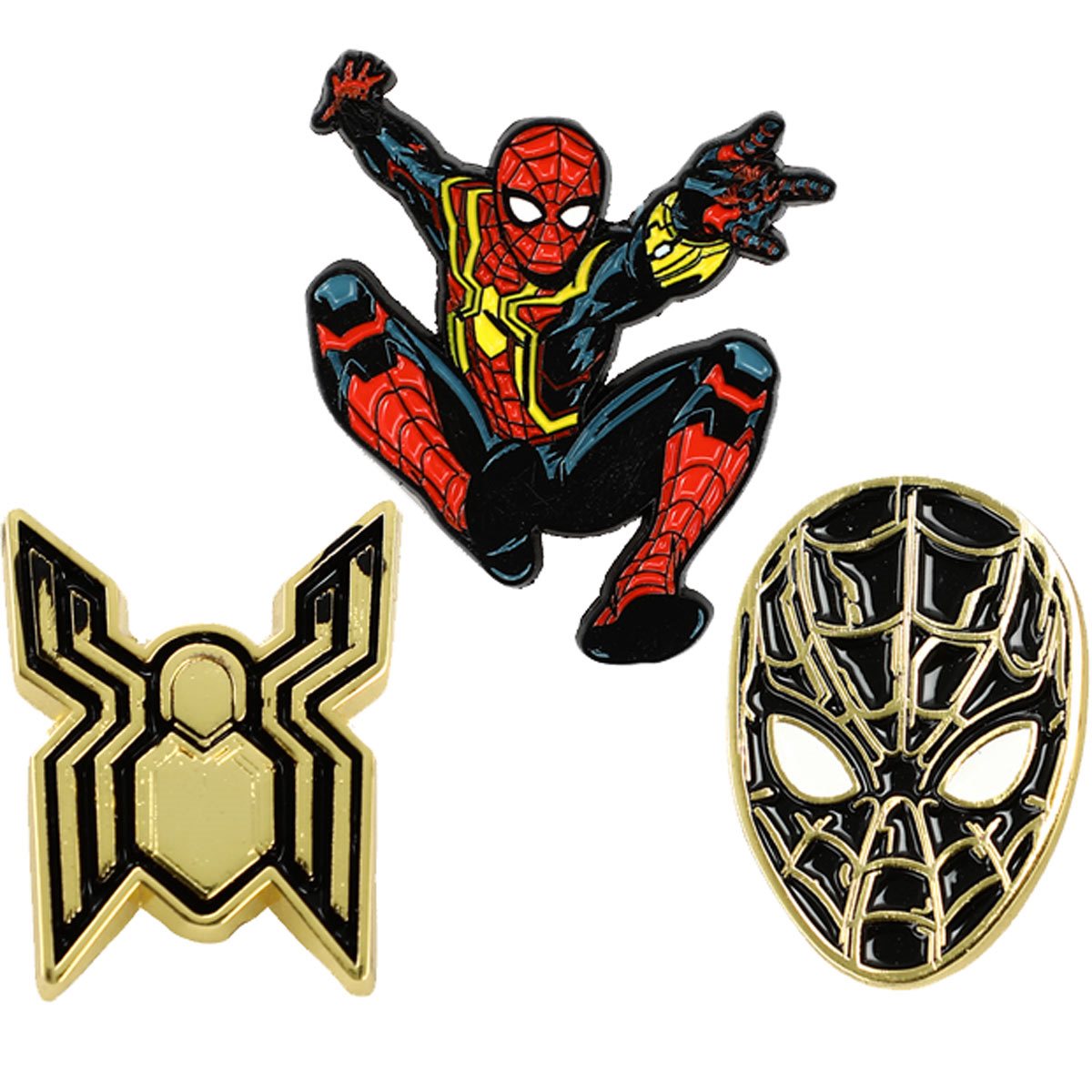 Spider-Man No Way Home Lapel Pin 3-Pack - Entertainment Earth