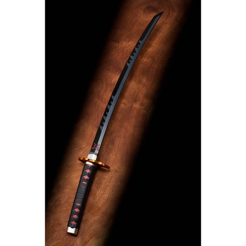 Demon Slayer Nichirin Sword Tanjiro Kamado Kyojuro Rengoku's Sword Guard Version Proplica Prop Repli