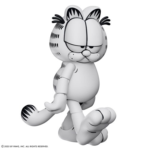Garfield Black and White Daily Comic Strip Action Figure - Entertainment Earth Exclusive