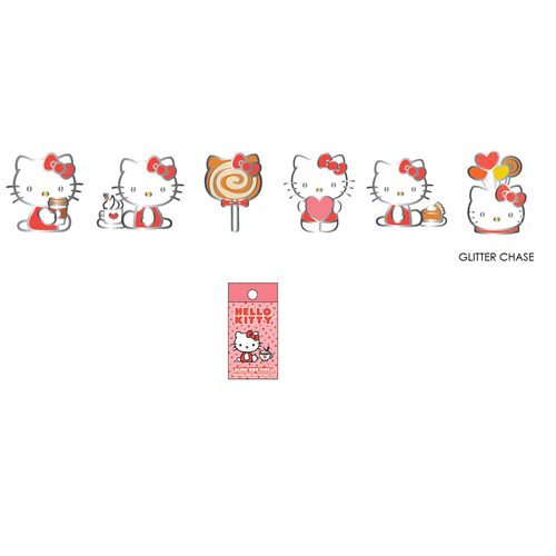 Hello Kitty Pumpkin Spice Random Blind-Box Enamel Pins 12-Piece Display Tray