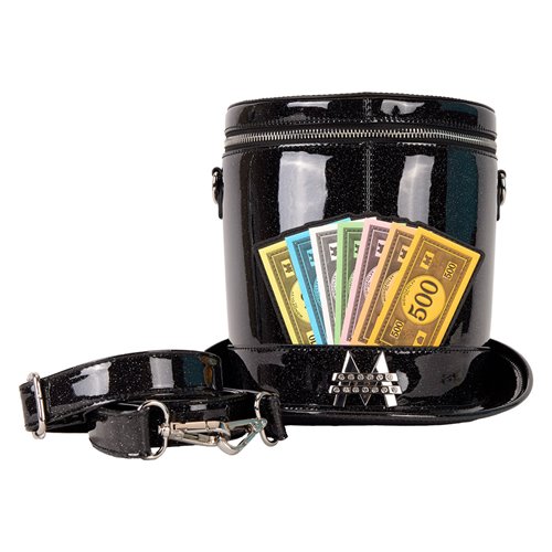 Monopoly Top Hat Crossbody Purse