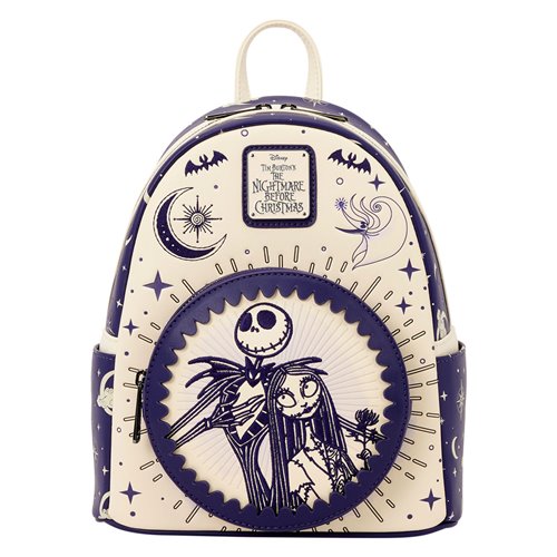 The Nightmare Before Christmas Jack Skellington and Sally Night Sky Mini-Backpack