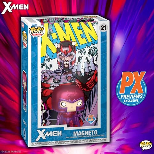 X-Men #1 (1991) Magneto Funko Pop! Comic Cover Vinyl Figure with Case #21 - Previews Exclusive