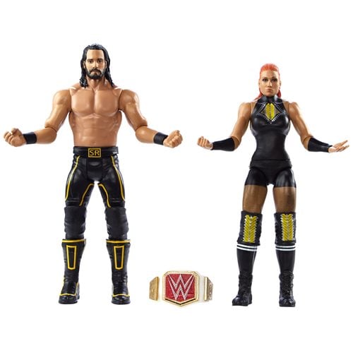 WWE Becky Lynch and Seth Rollins Basic Series 66 Action Figure 2-Pack