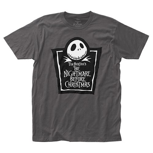 Nightmare Before Christmas Tombstone Logo T-Shirt