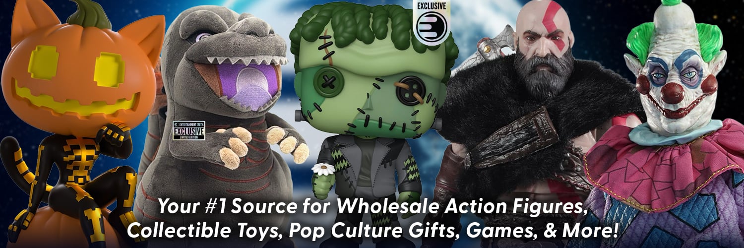 Your #1 Source for Wholesale Action Figures, Collectible Toys, Pop Culture Gifts, Games & More!