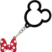 Minnie Mouse Bow Icon Ball Key Chain