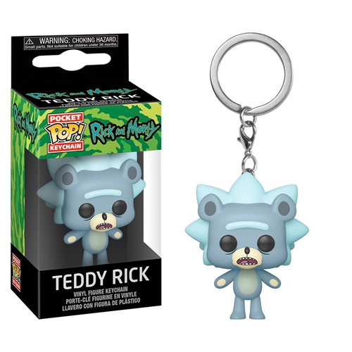 Rick and Morty Teddy Rick Funko Pocket Pop! Key Chain