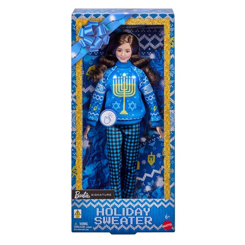 Barbie Ugly Sweater Doll with Blue Sweater