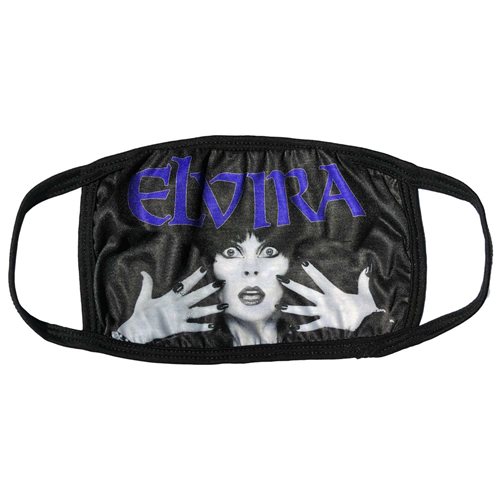 Elvira Classic Purple Logo Face Mask