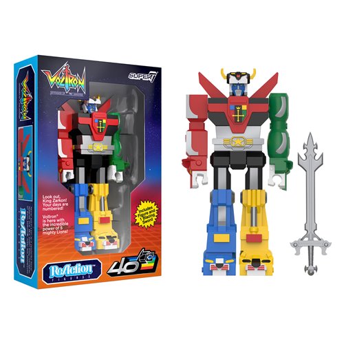 Voltron Vintage Package 3 3/4-Inch ReAction Figure - SDCC Exclusive